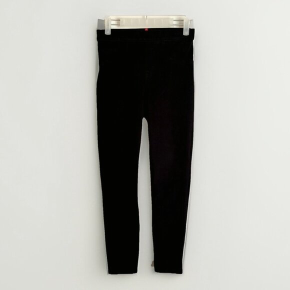 Spanx Jeans Womens Jean-ish Ankle Skinny Jeans Sz Small Black Pull On Slimming - Picture 1 of 9
